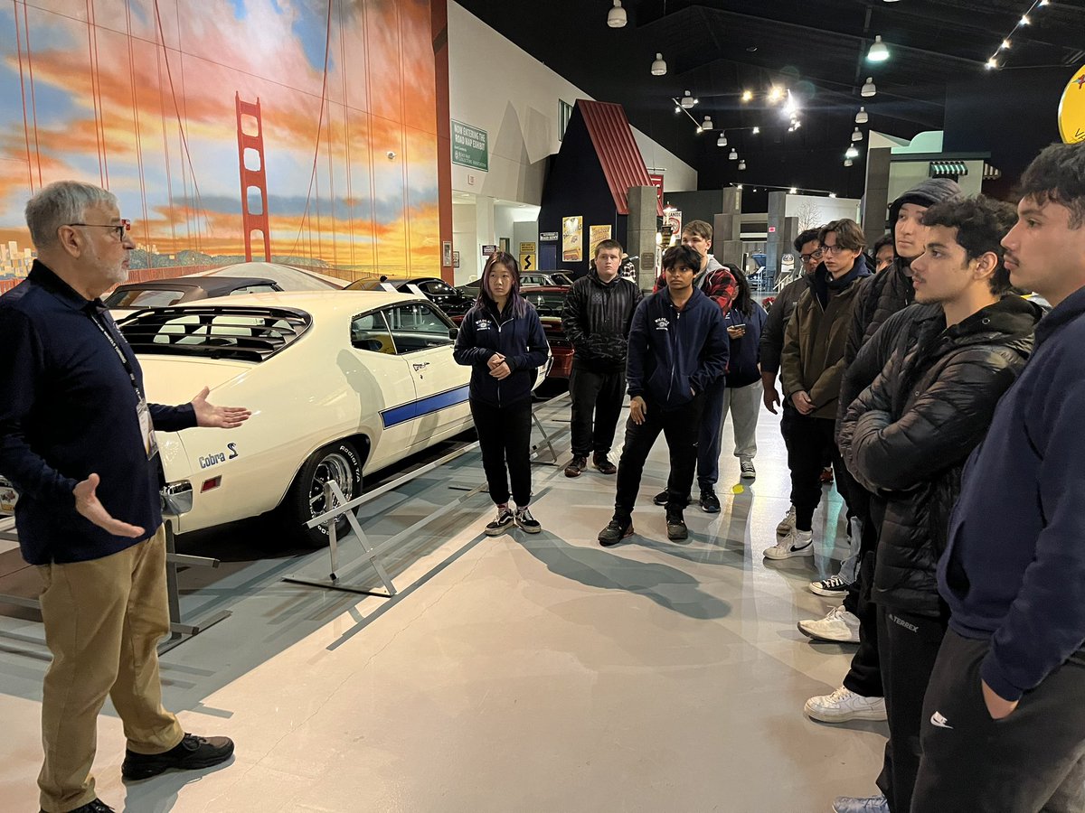 CVHS_AutoTech's tweet photo. CVHS Auto Tech Level 2 and 3 students visited the Antique Automobile Club of America in Hershey, PA. They had a terrific experience seeing the history of the automotive industry, thanks @AACA_Museum!! https://t.co/cAejYHRnGC