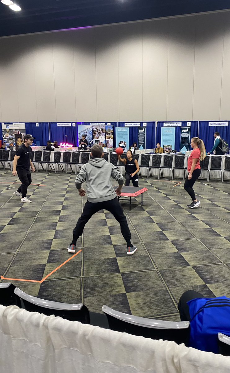 NichollsPE24's tweet photo. Love learning new games at IAHPERD 2023 https://t.co/HMGtuIXatQ