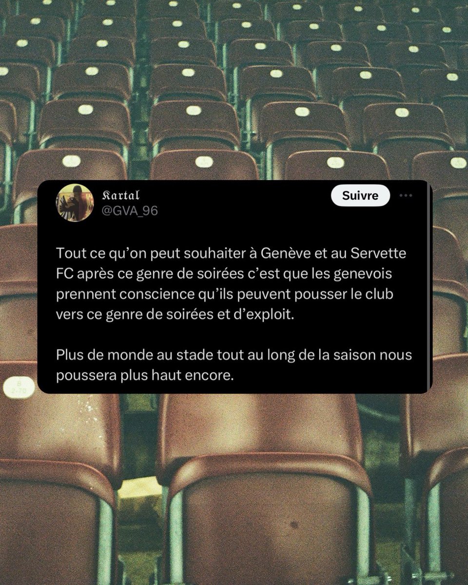AlexandreChac's tweet photo. 9. Mot de la fin de @GVA_96 . Les mots sont juste. J’espère que ce thread vous a plus et n’hésitez pas à le partager ! Pour plus d’actualités vous pouvez continuez à me suivre sur Instagram : chacalexandre 🫶🏻🇱🇻
Seulement le Servette ! ⚔️ https://t.co/cLhx3DNmXH