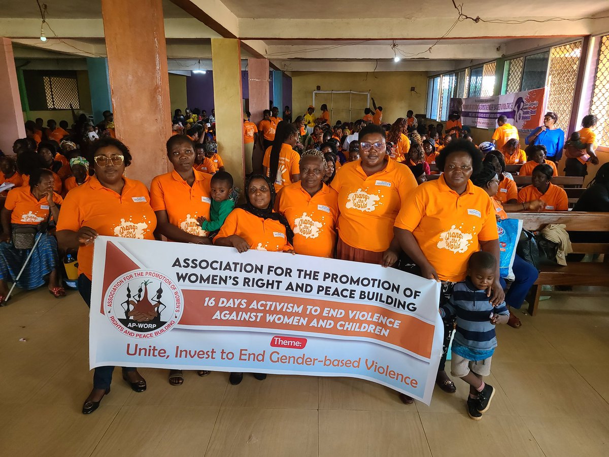 Today, we joined other actors in a town hall large gathering to spread the word about this year's campaign "Unite, Invest to prevent GBV against women and girls. This event brought together about 500 women who are enthusiastic about putting an end to all forms of GBV
<a href="/apworp/">AP-WORP</a>