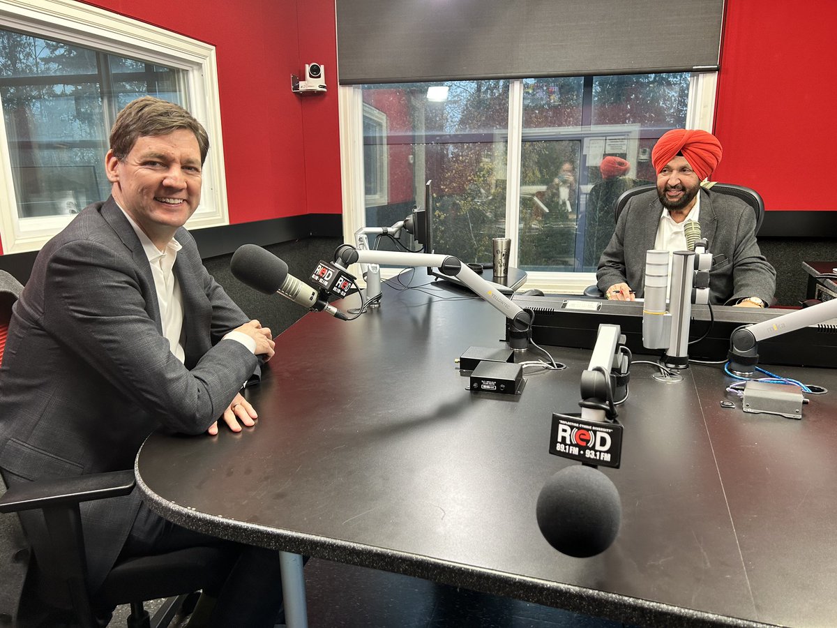 Dave_Eby's tweet photo. Such incredible generosity! RedFM listeners donated more than $1 million for the @SurreyHospFdn. Great to visit @redfmvancouver this morning and discuss healthcare, housing and important issues facing our communities. https://t.co/V7XcWKSt7c