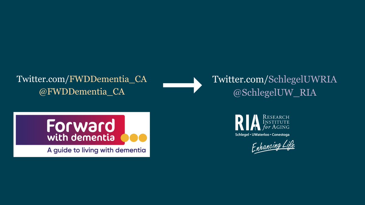 Big news! 📢 

This Twitter account is transitioning at year-end. But we're not stopping! Follow us at @SchlegelUWRIA for ongoing resources &amp; updates. 

🔗 Instant access to FwD resources: forwardwithdementia.ca