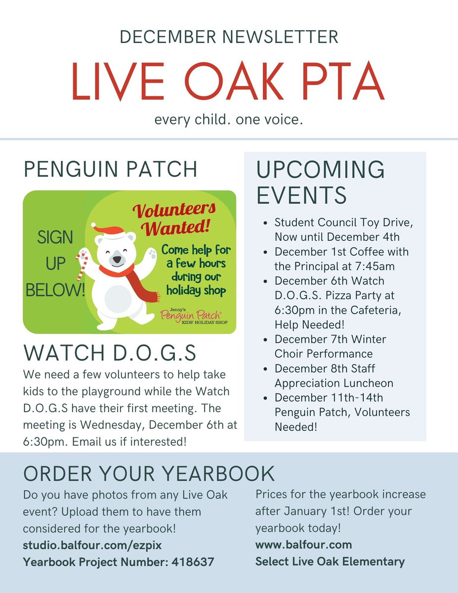 Live Oak PTA tweet media