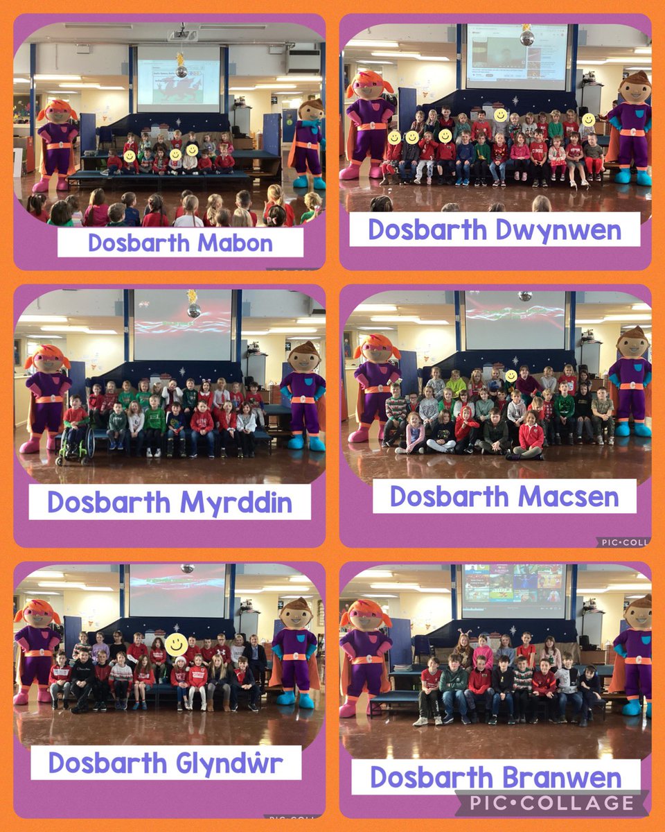 Ysgolyffin's tweet photo. Pawb yn mwynhau canu 🎤 a chael cwmni Sbarc a Seren 🦸‍♂️🦸‍♀️ #siyffin @EAS_Cymraeg @SerenaSbarc https://t.co/SMuwo5yTVg