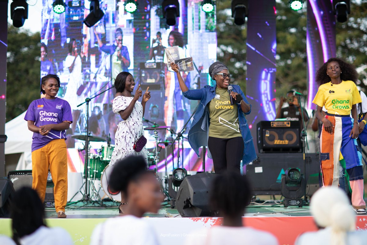 GhanaGrows's tweet photo. AgroFusion1.0 🔥🔥 🔥  is more than just an event; it's a catalyst for change. The excitement is building right here at the Athletic Oval, University of Ghana🔥🔥 🔥  @merakiartsafrica
#agrofusion #springboardroadshow #ghanagrows #agriculture #festival #decemberparty https://t.co/rn2HF45Hzh
