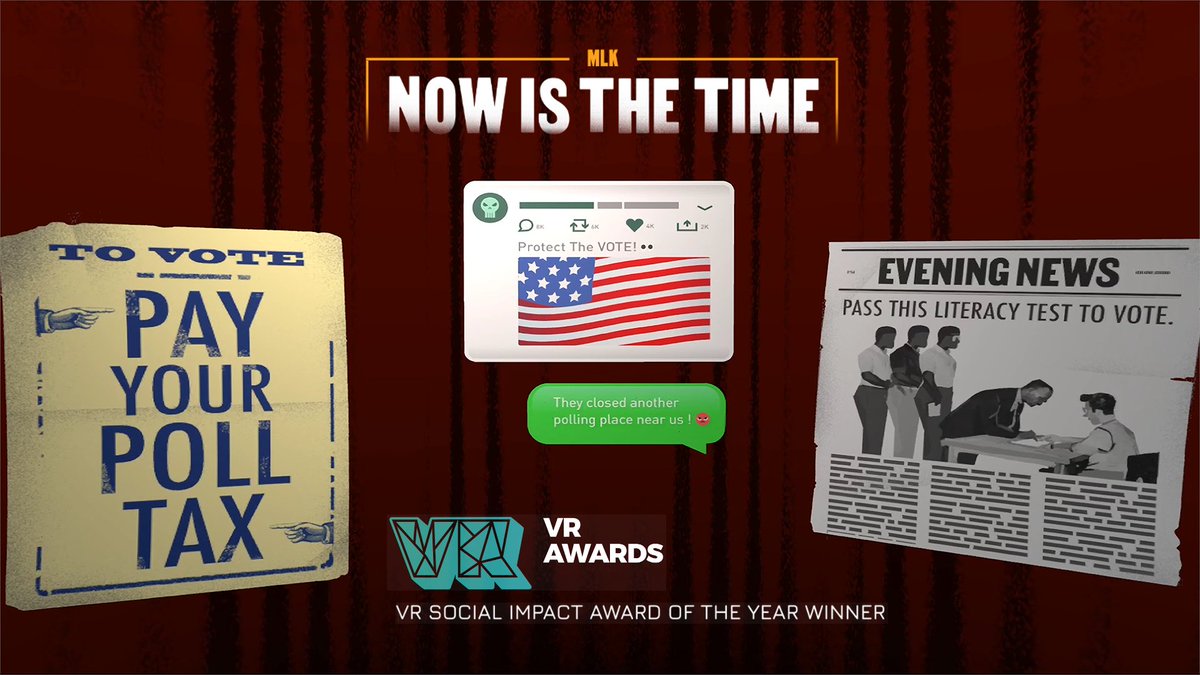 Flight School Studio (@flightschoolhq) on Twitter photo MLK: Now is The Time has won the AIXR Social Impact Award at the #VRAwards!
The journey this project has been on and the impact it has made has been incredible.
Thank you to our partners at <a href="/timestudiosfilm/">TIME Studios</a> , <a href="/Meta/">Meta</a> and <a href="/VRforGood/">VR for Good</a> , director <a href="/Limbert/">Limbert Fabian</a> , and the entire FS team. MLK: Now is The Time has won the AIXR Social Impact Award at the #VRAwards!
The journey this project has been on and the impact it has made has been incredible.
Thank you to our partners at <a href="/timestudiosfilm/">TIME Studios</a> , <a href="/Meta/">Meta</a> and <a href="/VRforGood/">VR for Good</a> , director <a href="/Limbert/">Limbert Fabian</a> , and the entire FS team.
