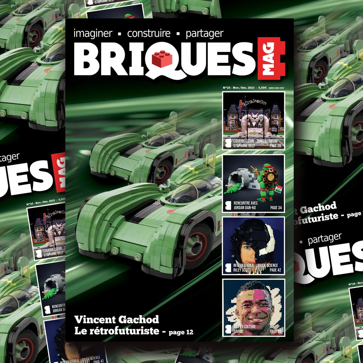 <a href="/BriquesMag/">briques mag</a>  le seul magazine papier de votre passion #lego ! Abonnez vous ! <a href="/LEGO_Group/">LEGO</a>  #legomasters #afol #presse #MAGAZINE #toys