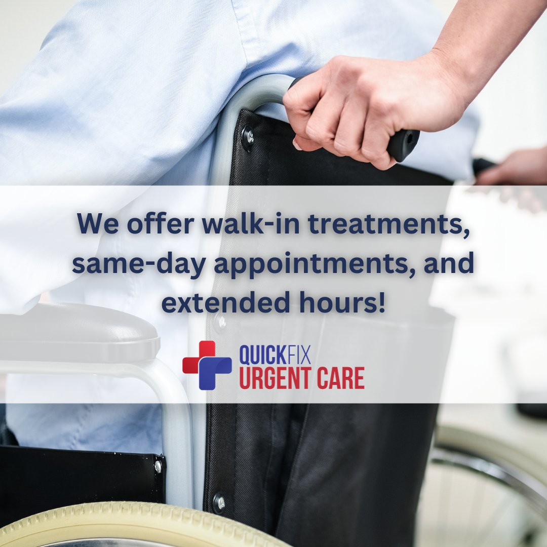 QuickFixUC's tweet image. Need a quick treatment? We&apos;ve got you covered! Walk in or book a same-day appointment with our extended hours. Your health matters, and we&apos;re here for you.