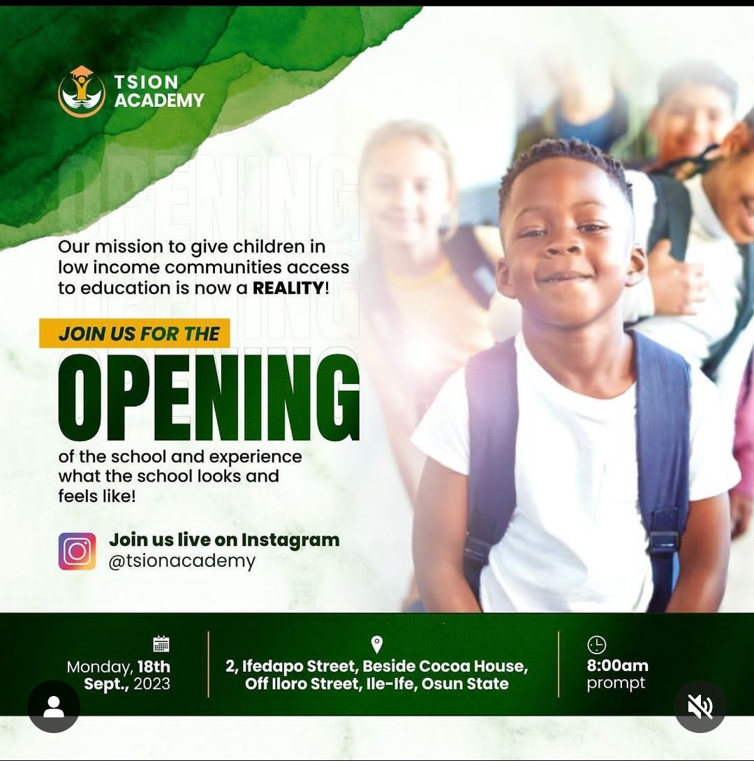 Fountain_ol's tweet photo. Law school prevented me from sharing here a lot, but one thing that went well this year was TSION Academy kickstarting. 

For those who don't know,  @tsionacademy is a FREE school for children and teens in low-income communities. 

I will talk more about it in the coming days. https://t.co/R9qQVEL6GM
