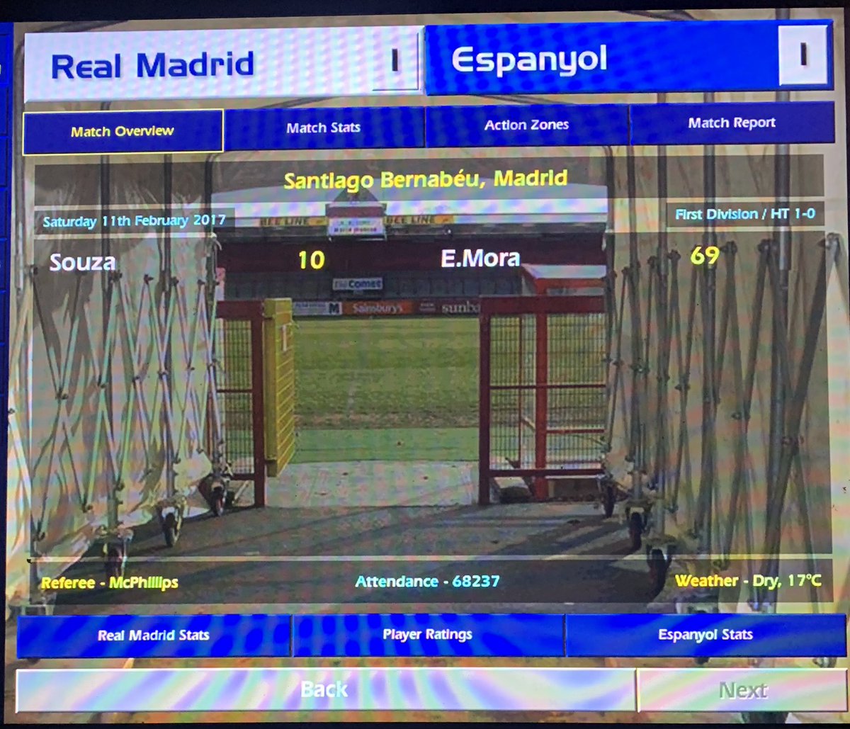 appleshampoo182's tweet photo. ‘The goals finally flow as we put Roma to the sword. My post match team talk involves me shouting ‘more of that, more of that, more of that!’ &amp; flapping my arms like a parrot having a heart attack’ #cm0102 https://t.co/GrheraCady