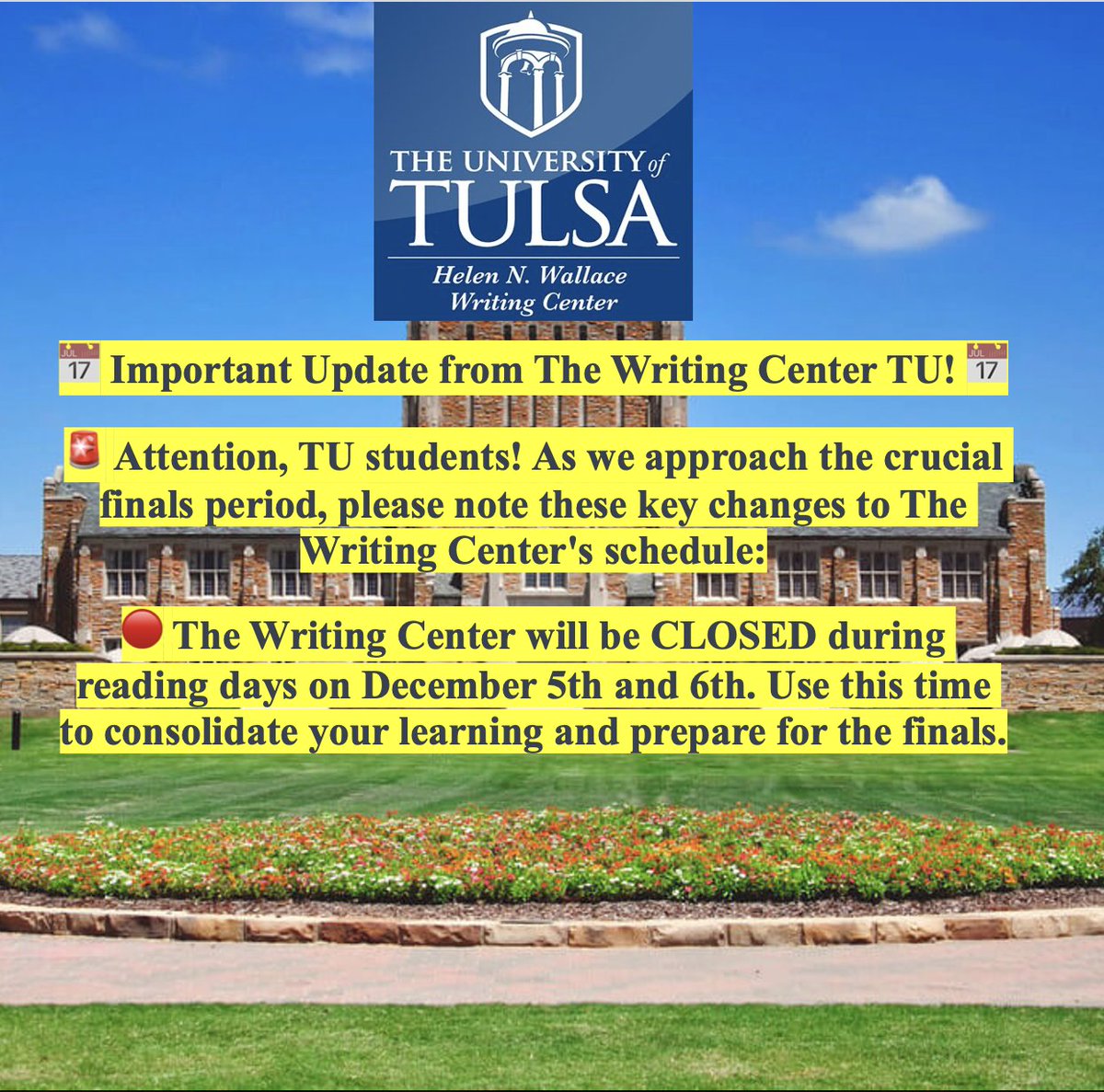 UTulsaWC's tweet photo. https://t.co/NDUYD2sqxj