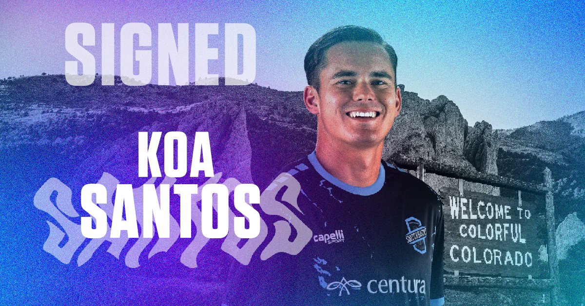 TheNorthInsider's tweet photo. ❗️#ColoradoSwitchbacks sign defender Koa Santos for the 2024 season
The Colorado Springs #SwitchbacksFC announced that they had signed defender Koa Santos, previously from #LoudounUnitedFC.
#CSFC | #USLC https://t.co/6pSoVqMPUc