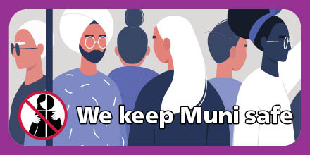 SFMTA_Muni's tweet photo. Happy Friday #SanFrancisco. Wherever your weekend takes you, we want you to get there safely.
That's why we've prioritized our focus on keeping #SFMuni safe for all who use our system.
Find out more about our Safety Equity Initiative at https://t.co/xCSL25hTsI. #MuniSafe https://t.co/LL5Om9i89c