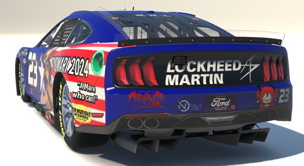 TrazioneAWD's tweet photo. And so i decided to spend 14 dollars to become a walking billboard in Iracing when racing Next Gens
Presenting the Ford UMastang! ready to draft behind you! Promoting Future US President Tomoe🫡
#UmARTi #TomoeUmari2024 https://t.co/f6Ts3k1vzU