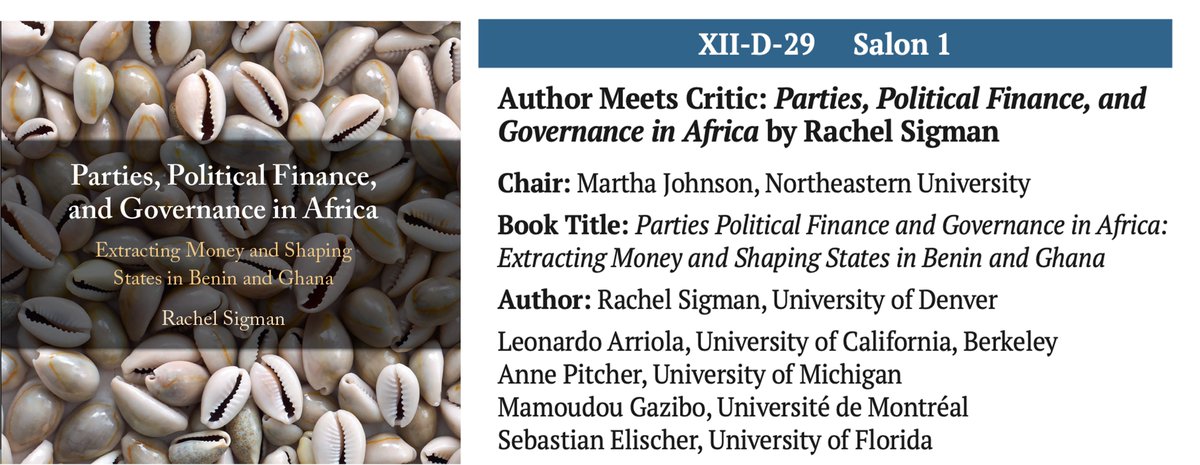 Wonderful to be back at the <a href="/ASANewsOnline/">African Studies Association</a> conference among so many wonderful colleagues. Looking forward to this discussion of my book, Saturday @ 3:30pm.