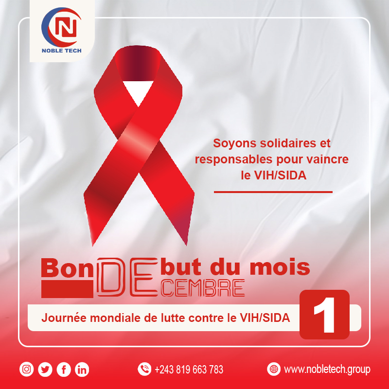 NOBLETECH9's tweet image. Soyons solidaires et responsables pour vaincre le VIH/SIDA

Journée mondiale de lutte contre le VIH/SIDA !

#sante #sida #nobletech