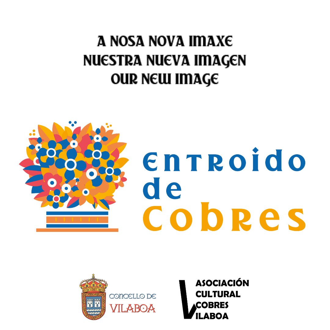 EntroidoCobres's tweet photo. Hoxe presentamos a nosa nova imaxe! #tradición #historia #entroido #orixe
Hoy presentamos nuestra nueva imagen! #tradición #historia #carnaval #origen
Today we present our new image! #tradition #history #carnival #origin
#cobres https://t.co/IHwqBq3AQk