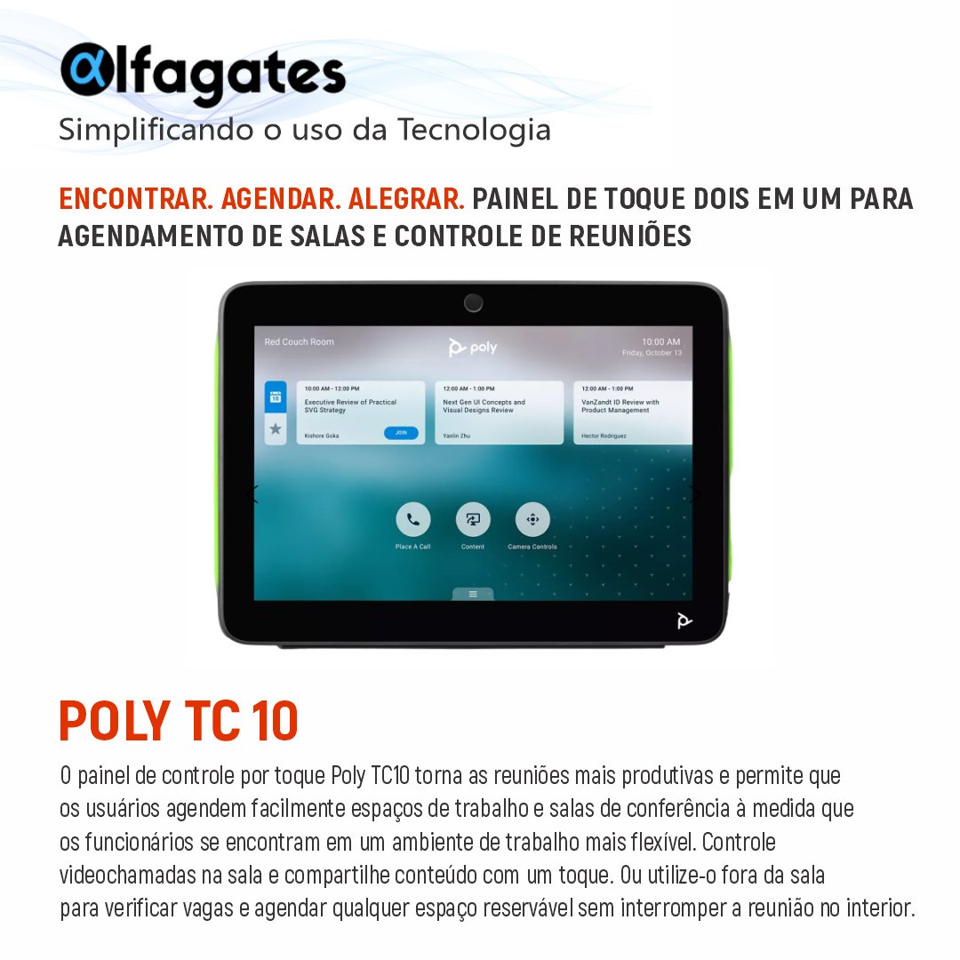 alfagates's tweet image. Unidade compacta de vídeo radicalmente simples.

alfagates.com.br/produtos/poly/ 

#Alfagates #Poly #PolyStudio #Studiox30 #x30 #hybridlife #MicrosofTeams #Teams #Zoom #GoogleMeet #PolyStudiox30 #Polycom #VideoConference #UC #NoiseBlock #AcousticFence #TC10 #polytc10