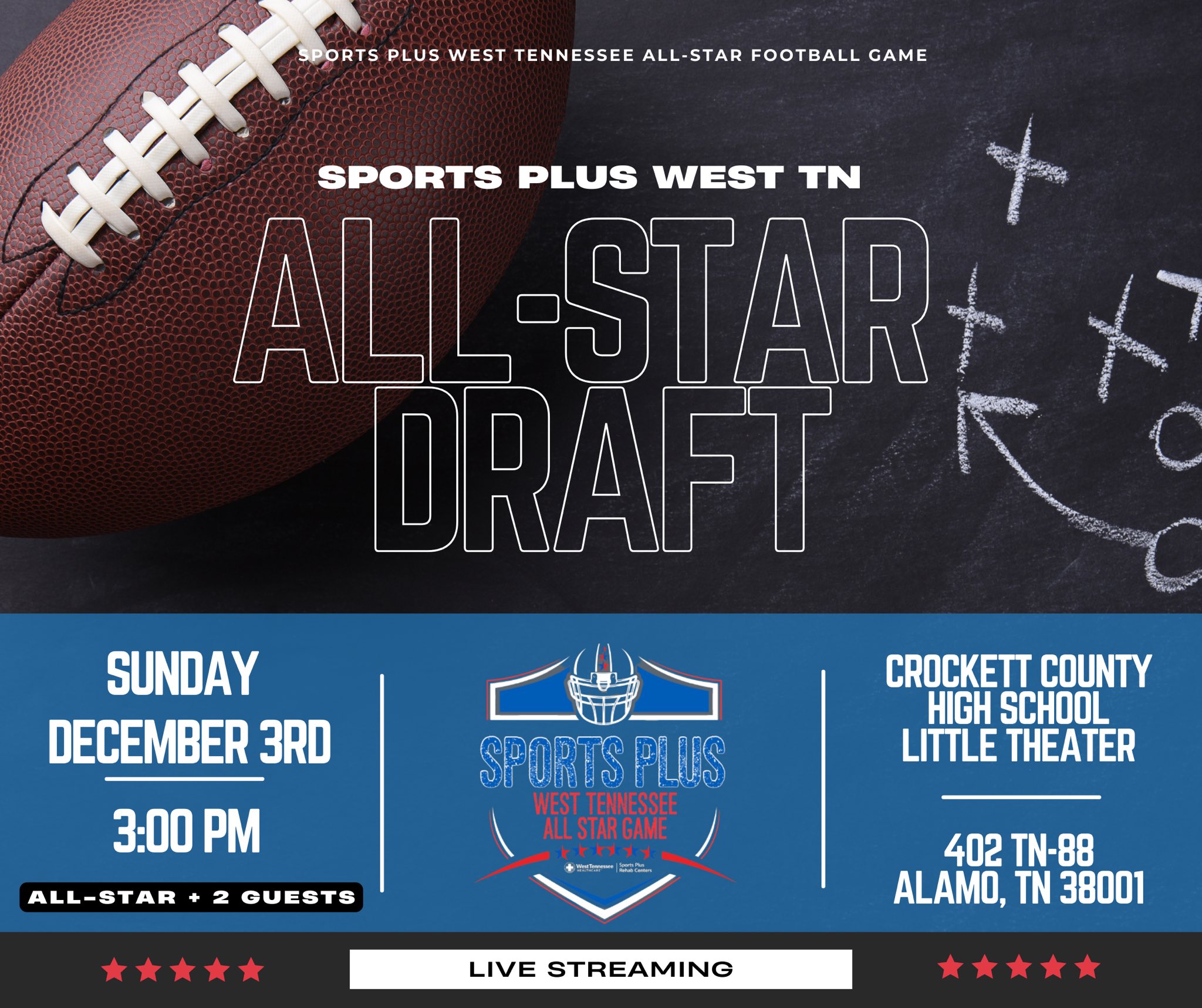 Sports Plus West TN All Star Game WT TN ALL STAR X