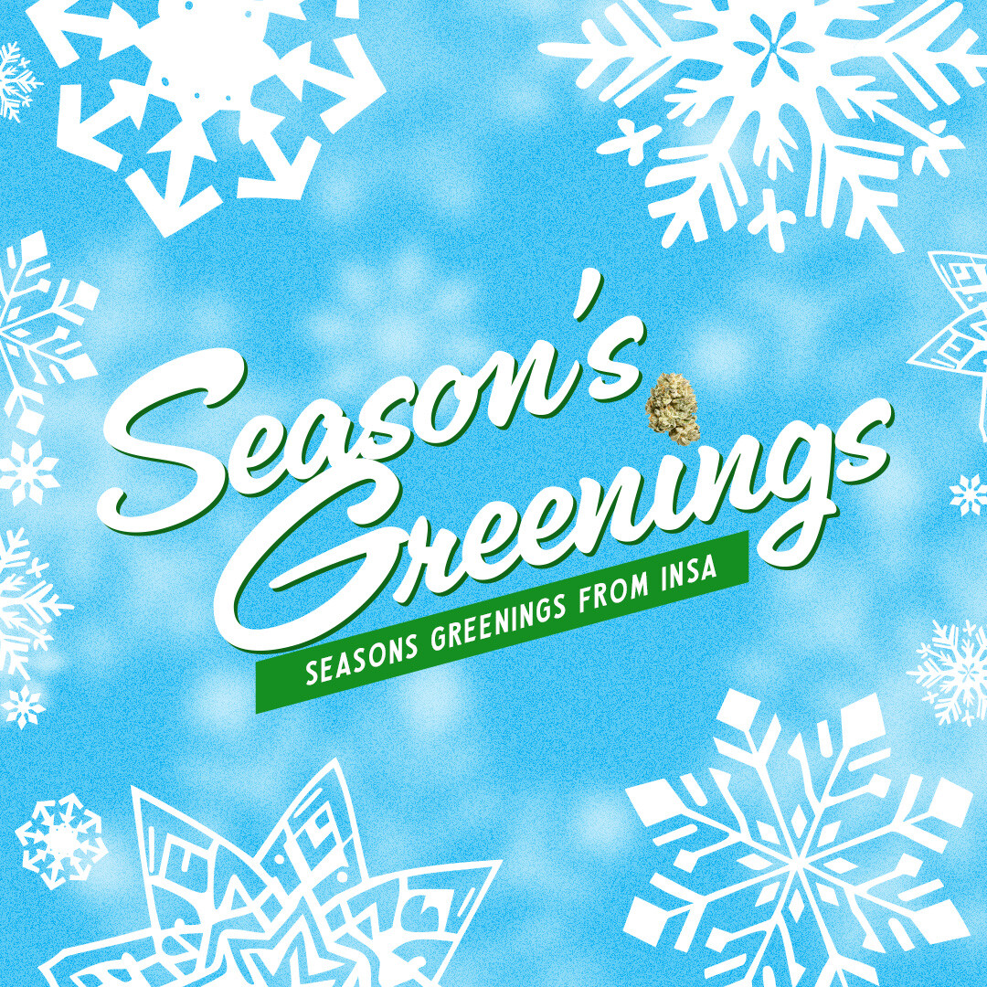 insaforreallife's tweet photo. πβ¨ Seasons Greenings from Insa!
πΏβοΈ Join us at Insa for a festive celebration of elevated vibes and merry highs. Explore our seasonal specials, find the perfect strains for a holly-jolly time, and let the joy of the season lift you to new heights! ππ #insaforreallife https://t.co/KxPtNSTyXV