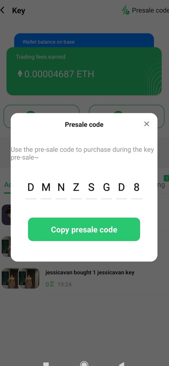 Jessicabalbaos's tweet photo. There are only less than 4 hours left before the presale will end. Use your time as best as possible, because after the presale is finished I will share something for key holders.🔥🔥👀👀
seer code DMNZSGD8 https://t.co/dqqbk7Q1s7