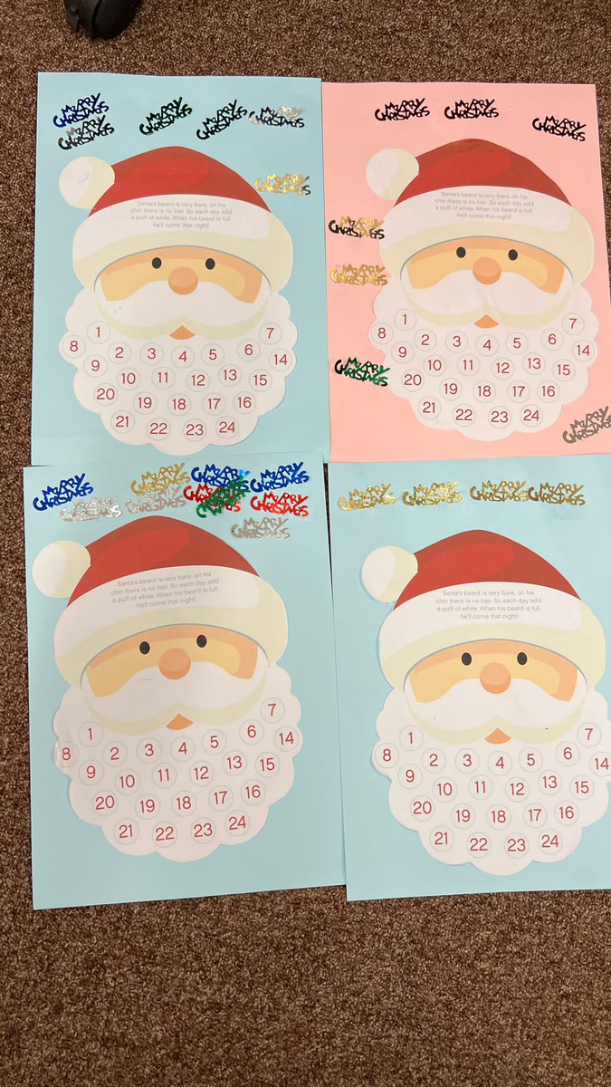 SeafieldHT's tweet photo. Wishing all of our families a happy, safe and cosy weekend ❄️ as we go into Advent ❤ Good job our #nurtureclass pupils 😇 with these crafty calendars 📅  @Nurturenetwork 🎅 https://t.co/kkec0N19FL