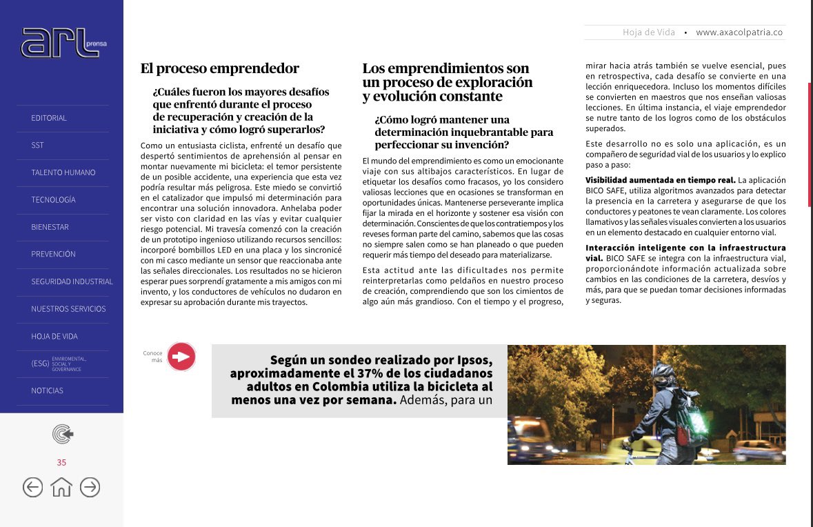 BigoSafe's tweet photo. Gracias a @AXAContigo @AXACOLPATRIA juntos salvaremos muchas vidas de #motociclistas.
#pesv #seguridadvial #VonBigoSalvamosVidas https://t.co/dE8XJFhcov