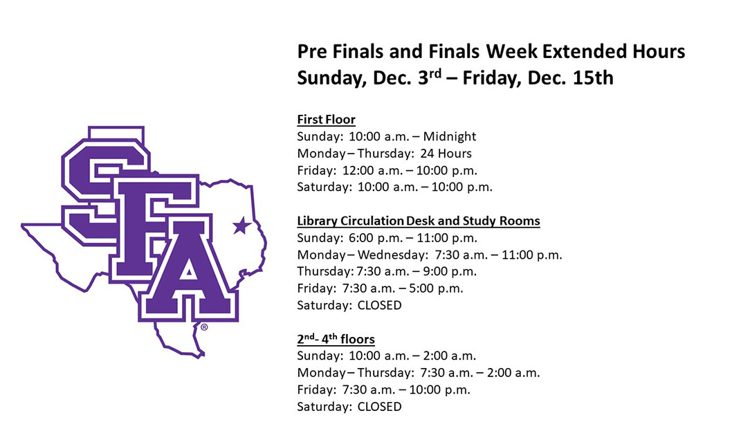 Steen Library @ SFA (@steenlibrary) on Twitter photo 