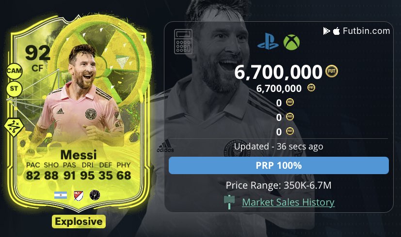 50k vs 7M Is Radioactive Messi really that much better? Thoughts 🤔