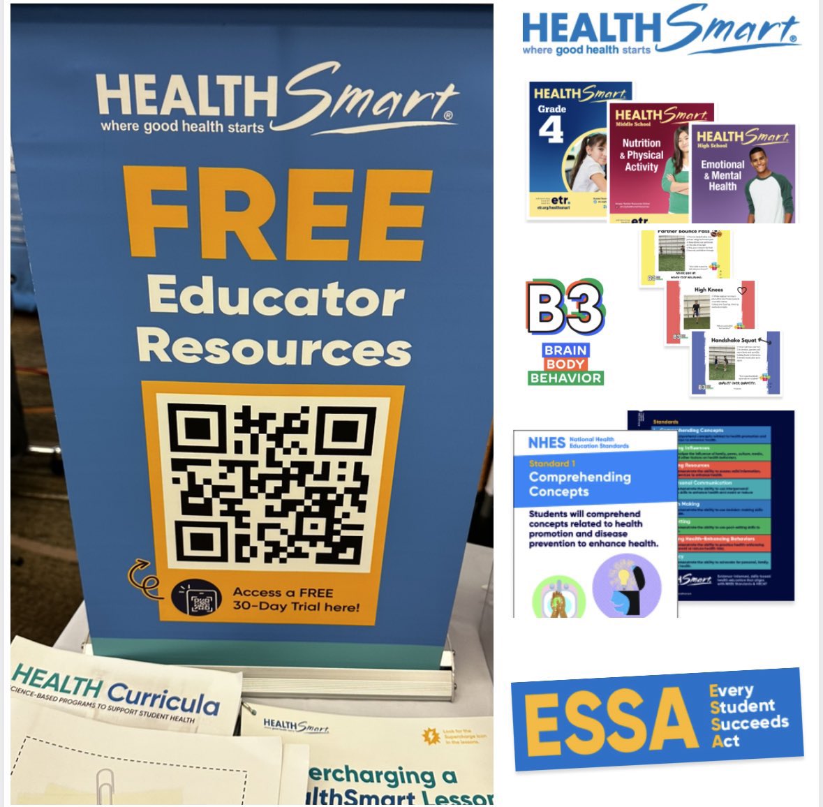 Hey #NCSHAPE23, like free stuff? Check out all these FREE resources and samples to take back to your school! Scan the QR code or use the direct link below to complete the quick and easy form: share.hsforms.com/1HhrXaf-VQ6utk…