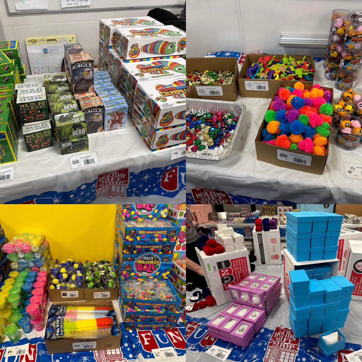 TallmadgeK5PTA's tweet photo. Our wonderful Holiday Shop Crew worked hard today making sure everything is ready for next week!

You can send your student with cash or check ( made payable to Tallmadge Elementary PTA), or you can go online and add funds to your students account at:
https://t.co/wCGmNDidYb https://t.co/7WCZ7Nk65J