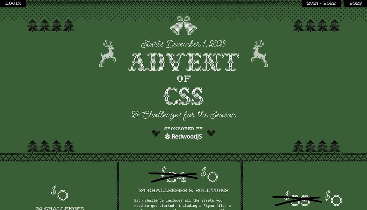 carmenansio's tweet photo. 🎄 ¡El #AdventOfCSS ya ha comenzado!

👉 https://t.co/hFVzFb7ERK 👈 https://t.co/I9mHp1P8QH