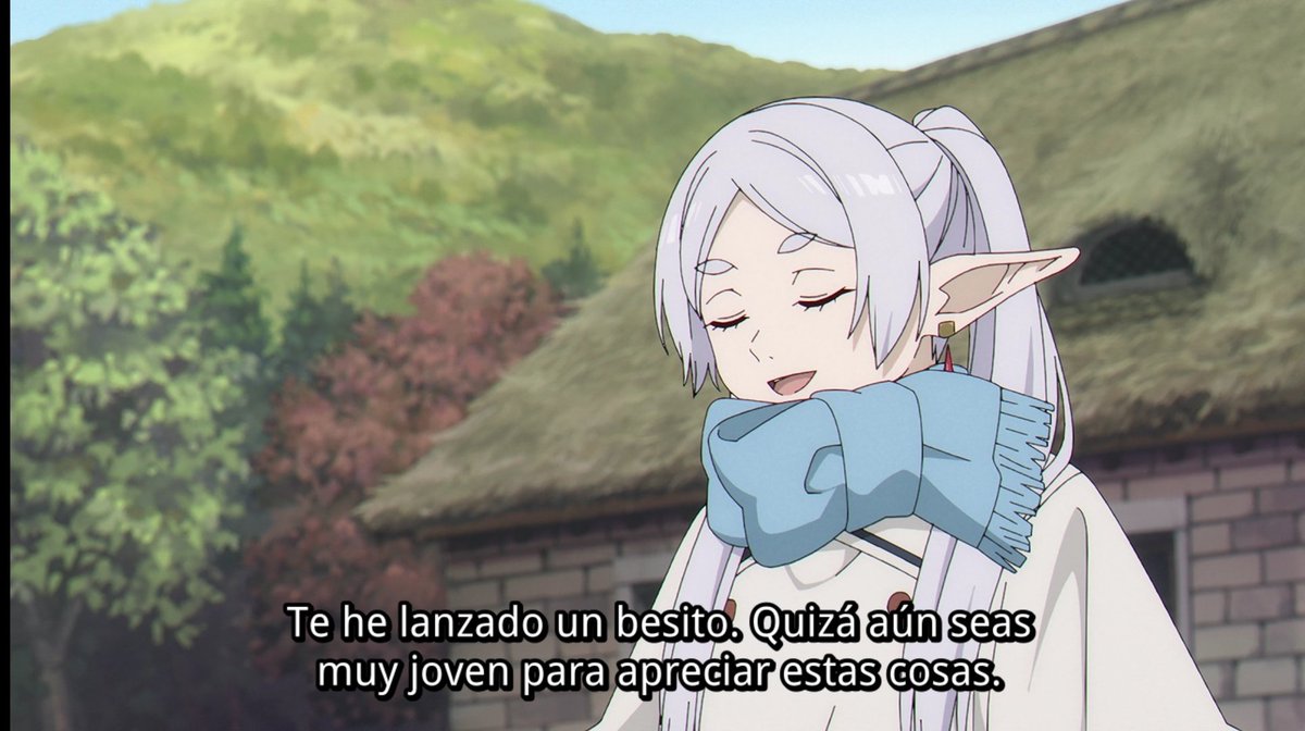 KrSpeed_'s tweet photo. JAJAJAJAJSJSJA es que como no vas a querer a Frieren? 🤣♥️ https://t.co/t98slVu8Vu