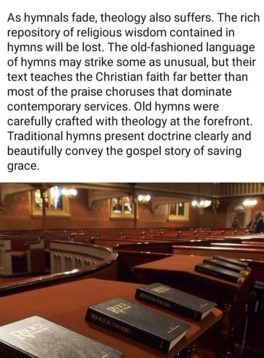 Bring back the hymns!
