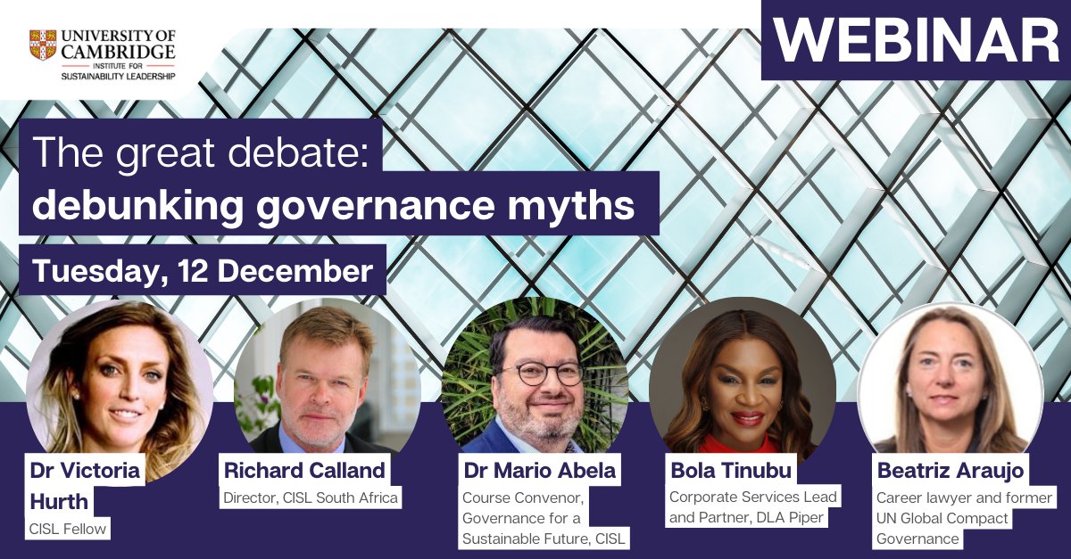 cisl_cambridge's tweet photo. 📣 Event announcement 📌 Mark your calendars: 12 December 2023
🎟️ Register to secure your spot: https://t.co/AbJlaOpR9L
#FreeWebinar #GoodGovernance #Leadreship #SustainableTransformation #OnlineLearning #ProfessionalDevelopment #OnlineEducation https://t.co/K4u5XjXHxW