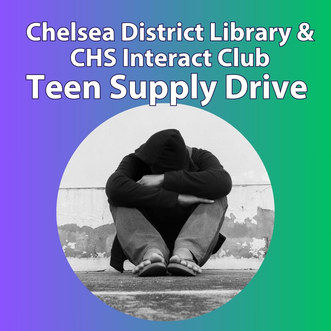 ChelseaLibrary (@chelsealibrary) on Twitter photo We are kicking off the Teen Supply Drive today! Donate full-sized health and hygiene supplies between Dec. 1–20 in the library lobby or any Chelsea School District lobbies. Supplies will be loaded onto Mobee and delivered to Ozone House to support homeless teens. <a href="/ChelseaMI_HS/">Chelsea High School</a> We are kicking off the Teen Supply Drive today! Donate full-sized health and hygiene supplies between Dec. 1–20 in the library lobby or any Chelsea School District lobbies. Supplies will be loaded onto Mobee and delivered to Ozone House to support homeless teens. <a href="/ChelseaMI_HS/">Chelsea High School</a>