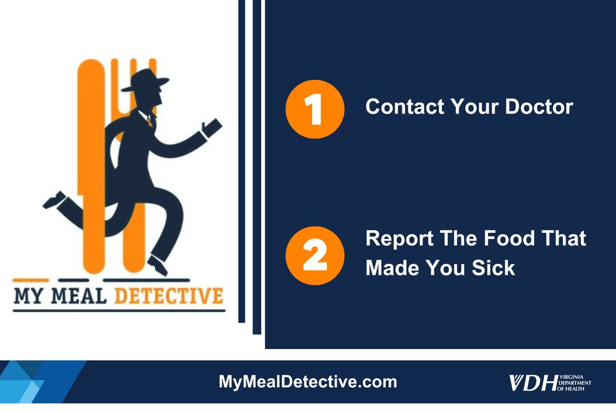 Think the eggnog, turkey, or stuffing made you sick? Contact your doctor and report it to the health department at: ow.ly/VlJz50Q8Z8C #FoodSafetyFriday #MyMealDetective