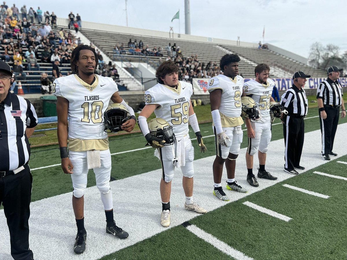 The Johnsonville captains line up for one final time.