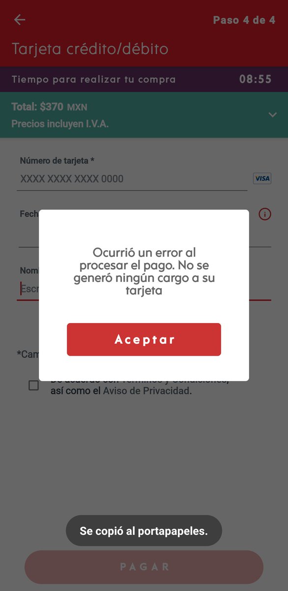 adser7's tweet photo. @tuADO Sin poder pagar con tarjeta o Paypal https://t.co/axFsI9Zpyp