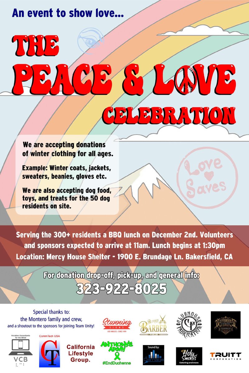 Commtechusa's tweet photo. Tomorrow's the big day. Catch the Commtech USA family at the peace and Love celebration. https://t.co/KumDNoawA5