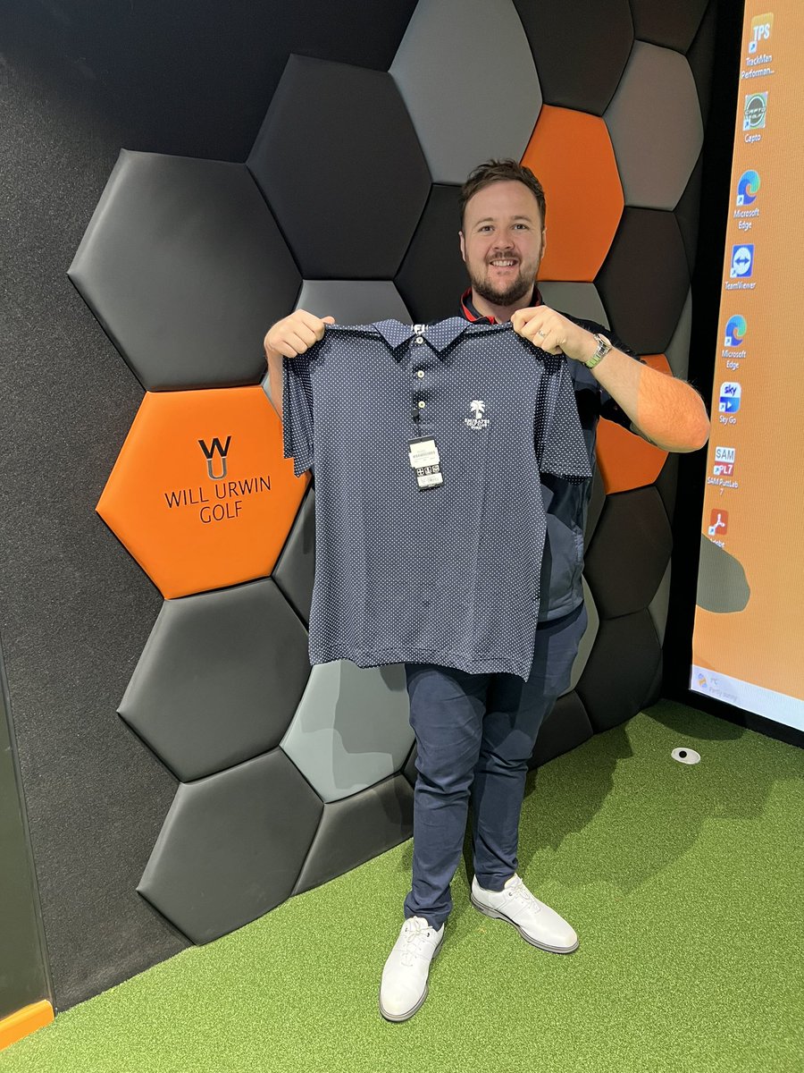 A little gift from the Middle East for our pro and my coach <a href="/WillUrwinGolf/">Will Urwin</a> 1 full year at our club <a href="/WhitchurchGC/">Whitchurch (Cardiff) Golf Club</a> and what a difference he’s made. Thank you for all your hard work. You must be painfully bored of coaching me by now but you’re still as positive as the first day!