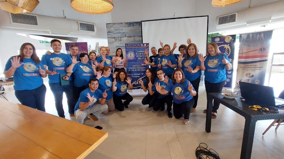 lionsclubs's tweet photo. Lions in Paraguay have accepted the challenge! Join us in our #MissionToGrow: https://t.co/1XjKz4uFgZ 🦁☝️🤚 https://t.co/ElRpAnJ3ti