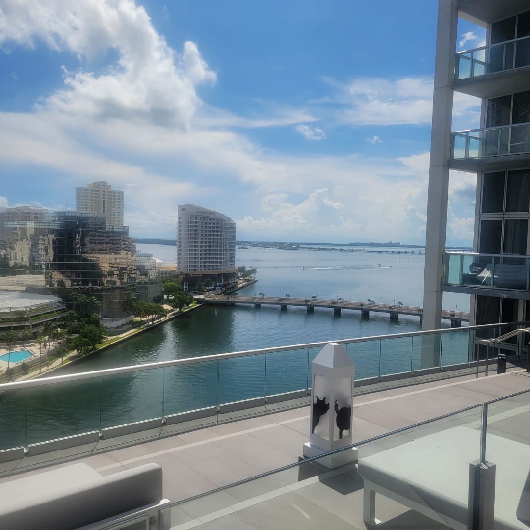 Balcony bliss with a view that takes your breath away. Gazing at the bridge and the sea, every moment feels like a masterpiece. 🌉🌊 #BalconyViews #SeasideSerenity