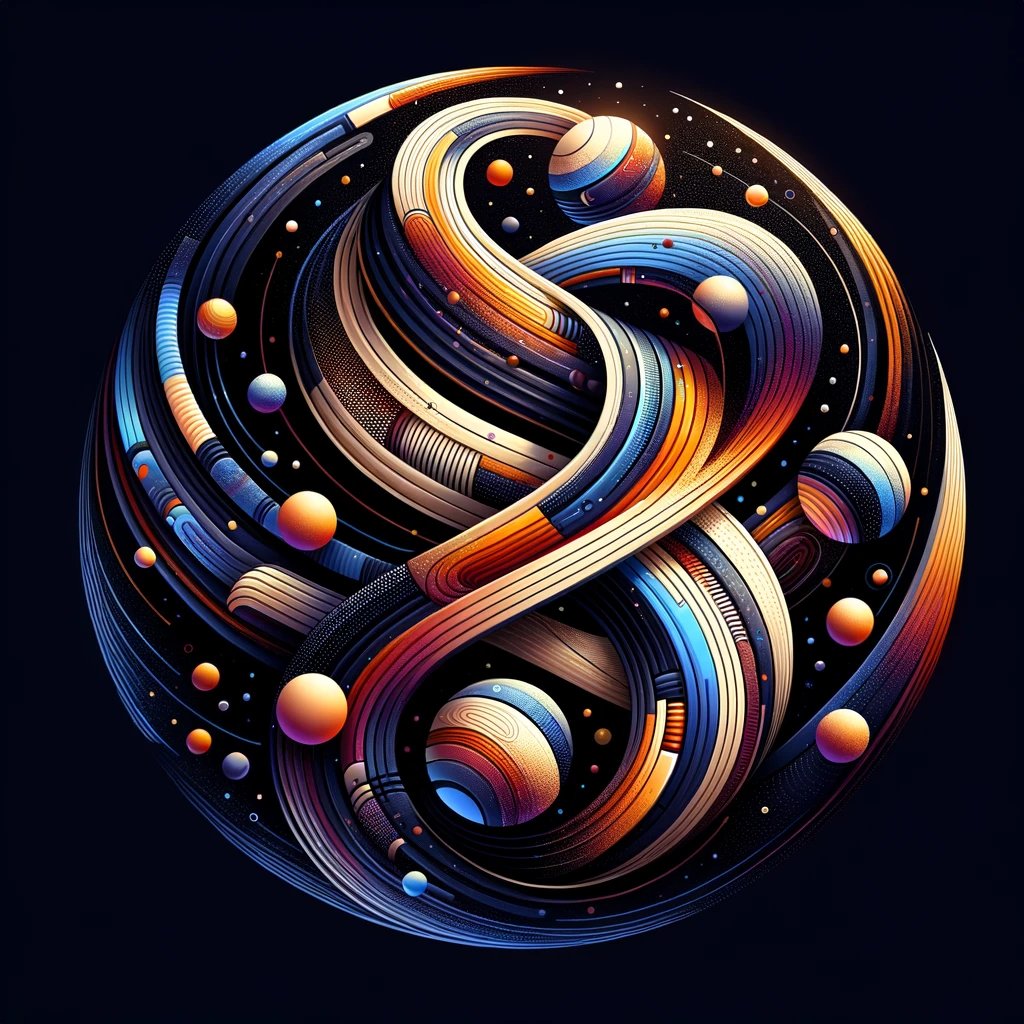ZenithVox's tweet photo. Delve into the digital depths where form and fluidity converge. 'Infinite Crescendo' - a digital symphony by #ZenithVox. Let's ride the waves of imagination. #ArtOfTheDay #DigitalSymphony https://t.co/vjoCXdiBRc