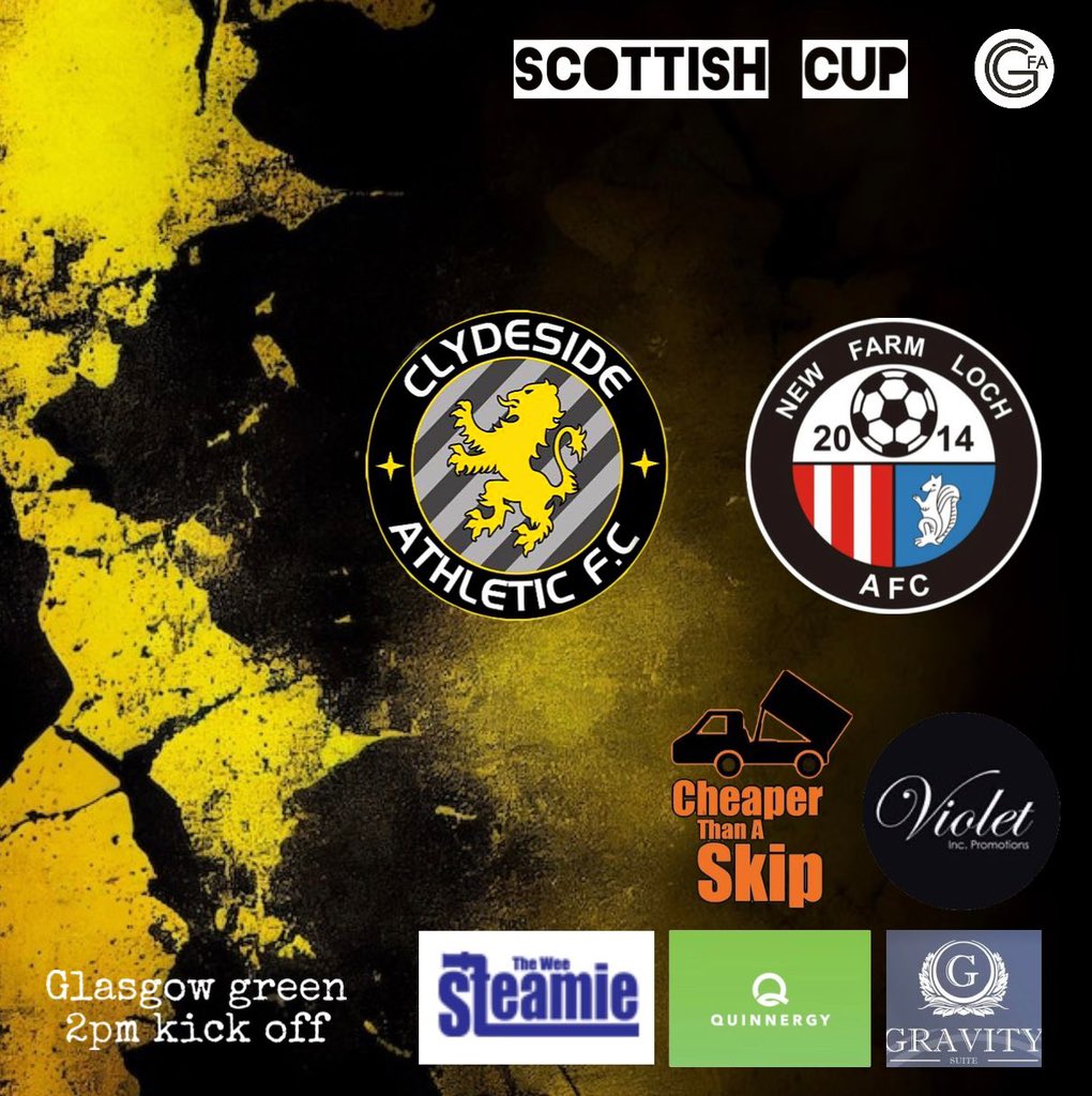 ClydesideAth's tweet photo. #fixturefriday
#MTC π
ποΈ @NewFarmLochAFC
π Scottish
π 2/12
π Glasgow Green
β° 2pm
@ScotAmFA
@AmmyFitbaNews
@GlasCollegesFA @QuinnergyLtd
@theweesteamie
@Violetinc
#gravitysuite #cheaperthanaskip https://t.co/Ct2jBKoiaf