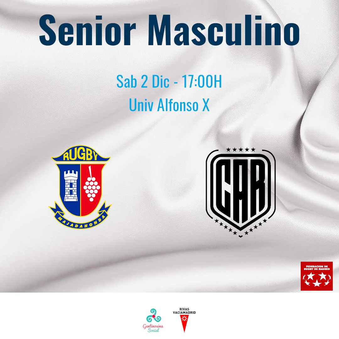 atleticoRivas's tweet photo. 📢 Programación senior para el fin de semana 📢

#VAMOSCAR 🖤🤍
#RIVASENTRENAVALORES
#RIVASRUGBY https://t.co/5sZ64zm1Xs