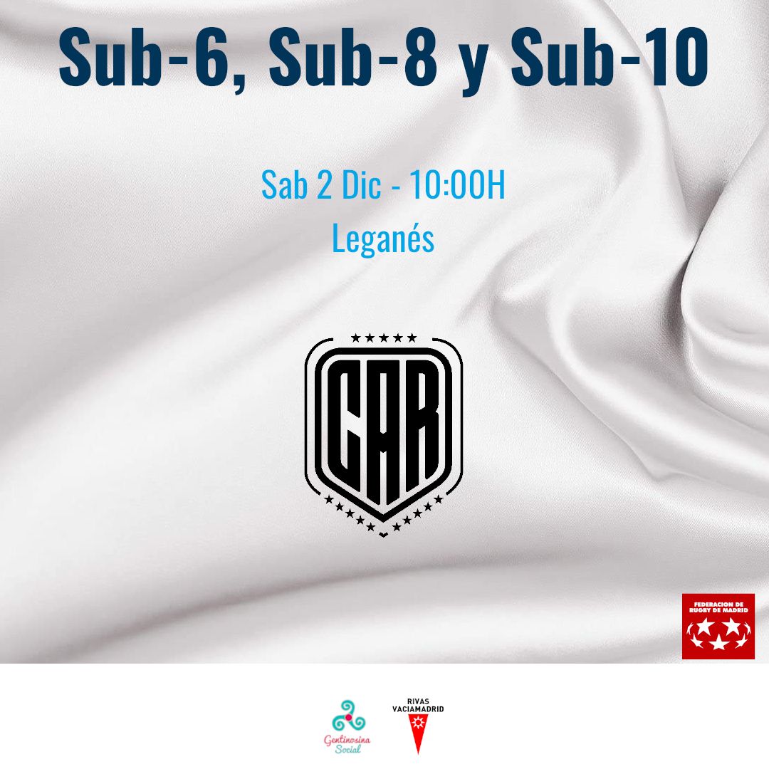 atleticoRivas's tweet photo. 📢 Programación escuela para el fin de semana 📢

#VAMOSCAR 🖤🤍
#RIVASENTRENAVALORES
#RIVASRUGBY https://t.co/q3eVjW8v4q