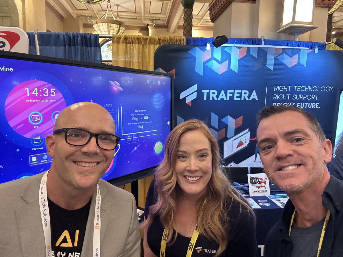 TraferaOfficial's tweet photo. ๐น๏ธ๐ค Thanks for getting #TechyAsHeck with us at events like @hecc_conference, #TCEASysAdmin, @NYSCATE, + @ILEdTechCon! ๐
๐ค Here's to many more opportunities to collaborate and learn together!
https://t.co/eCnsBiRIWr
#HECC2023 @TCEA #nyscate23 #IETC23 @jmattmiller https://t.co/vCZK5WO2CP
