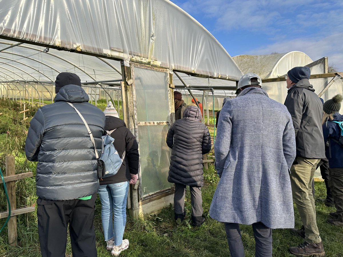 Had a wonderful day visiting Tolhurst Organic Farm, Berkshire, to see their novel complex crop rotation cycle and agroforestry system. Thank you to our hosts, helpers and everyone who joined 🌳 If you're local, check out the farm's veg shed tolhurstorganic.co.uk/box-deliveries…