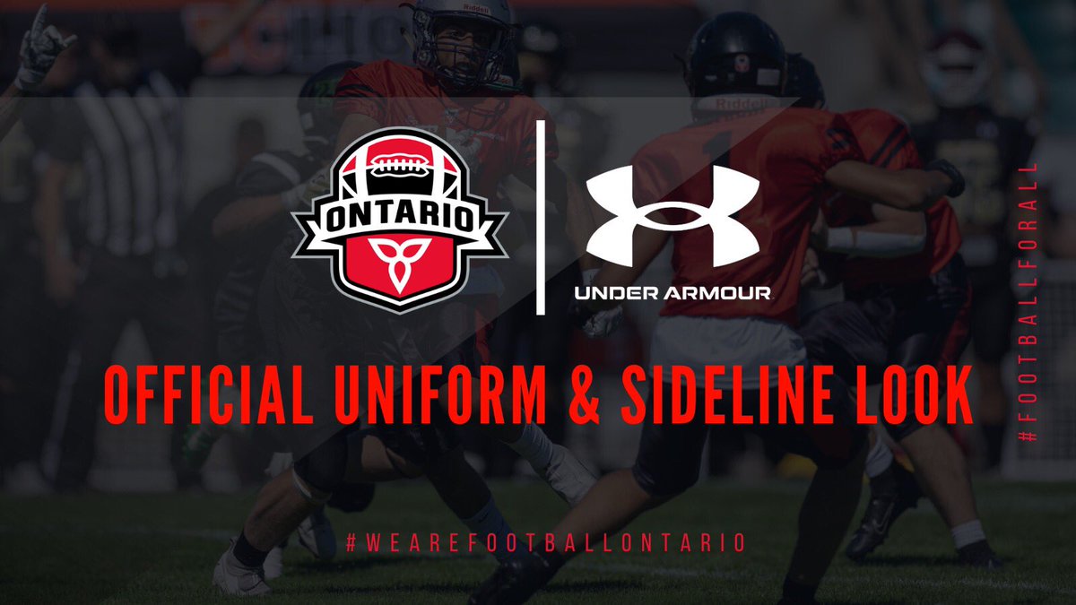 FootballOntario's tweet photo. We are thrilled to announce our extended partnership with @SportsArea51 through 2029 as the Official Supplier of Football Ontario! 

As a part of this agreement, Under Armour will become the Official Uniform and Sideline Look of Football Ontario!

More: https://t.co/2htDKiKeDs

#WeAreFootballOntario
